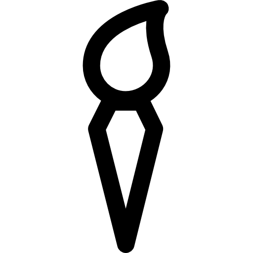 szczotka Curved Lineal ikona
