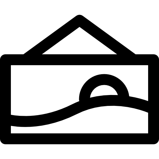 Frame Curved Lineal icon