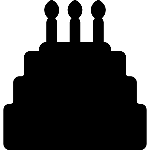 pastel de cumpleaños  icono