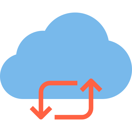 computación en la nube itim2101 Flat icono