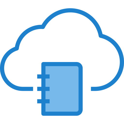 computación en la nube itim2101 Blue icono
