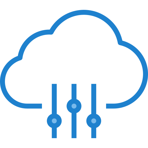 computación en la nube itim2101 Blue icono