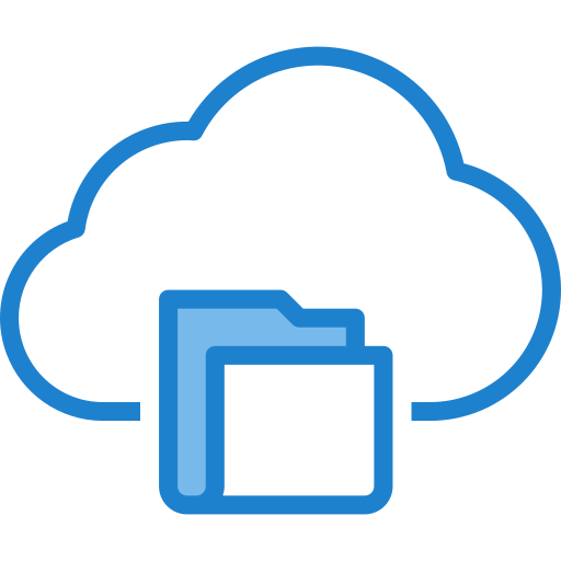 cloud computing itim2101 Blue icon