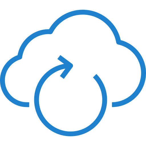 cloud computing itim2101 Blue icon