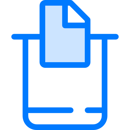 papierkorb Vitaliy Gorbachev Blue icon