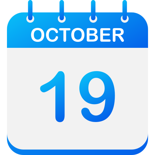 19 oktober Generic gradient fill icoon