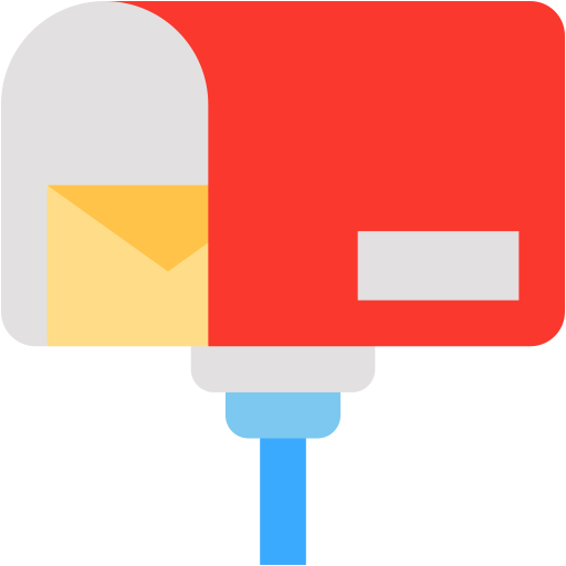 buzón de correos Generic color fill icono