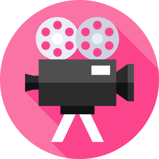 videokamera Flat Circular Flat icon