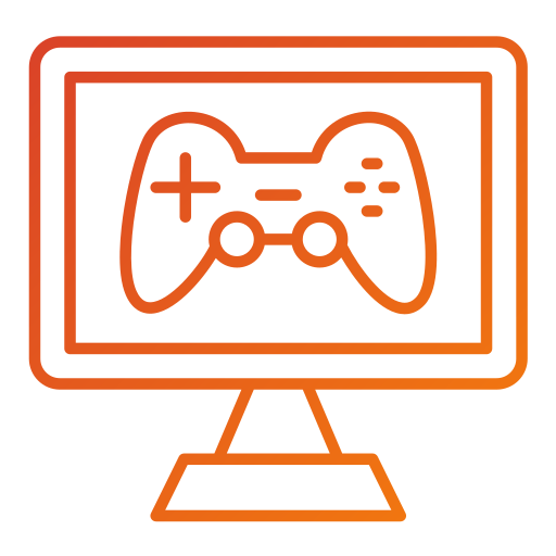 컴퓨터 게임 Generic gradient outline icon