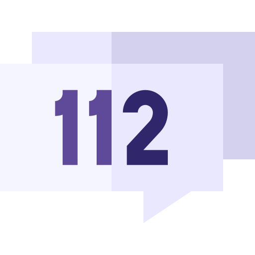 112 Basic Straight Flat icono