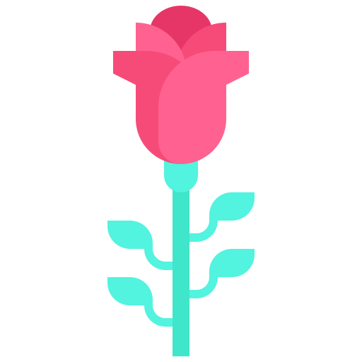 Роза Generic color fill иконка