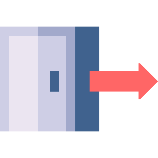salida Basic Straight Flat icono