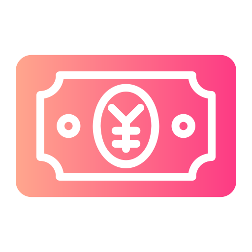 Yen Generic gradient fill icon