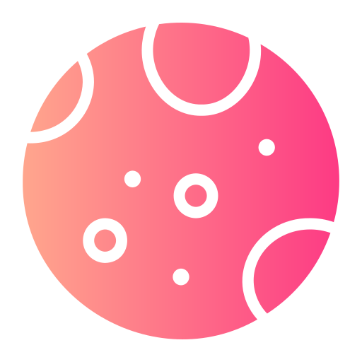 fase lunar Generic gradient fill icono