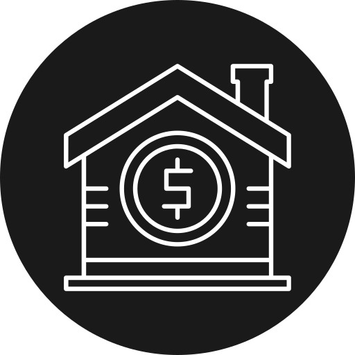 주택 가격 Generic black fill icon
