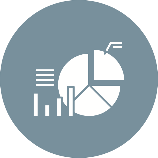 gráfico circular Generic color fill icono