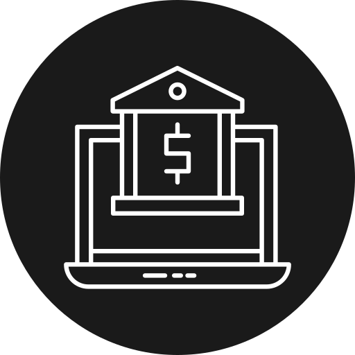 bankowość internetowa Generic black fill ikona