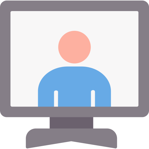 Online meeting Generic Flat icon