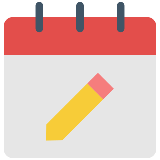 Calendar Generic color fill icon