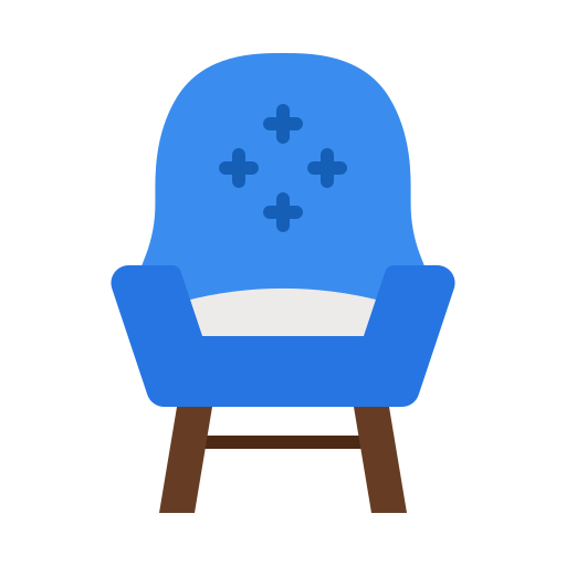 fotel Generic color fill ikona