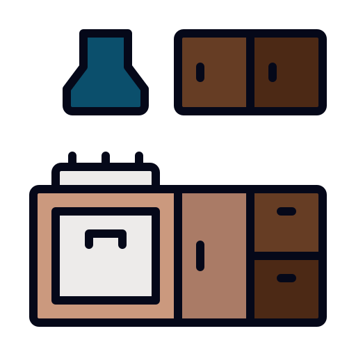 Кухонный шкаф Generic color lineal-color иконка