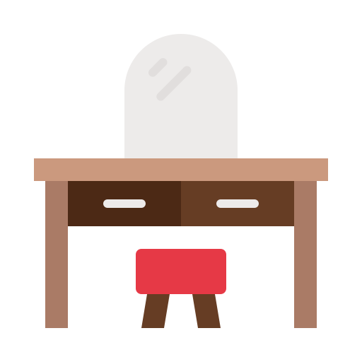 dressing table Generic color fill icon