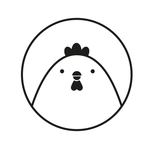 鶏 Generic black fill icon