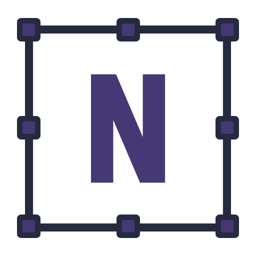 litera n Generic color lineal-color ikona