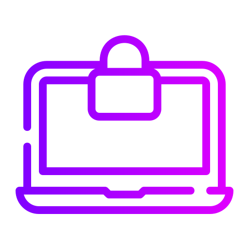 sicurezza informatica Generic gradient outline icona