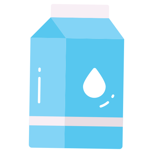 Коробка для молока Generic color fill иконка