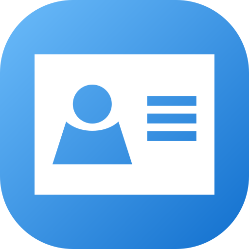 ID card Generic gradient fill icon