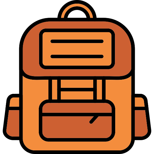 Backpack Generic color lineal-color icon