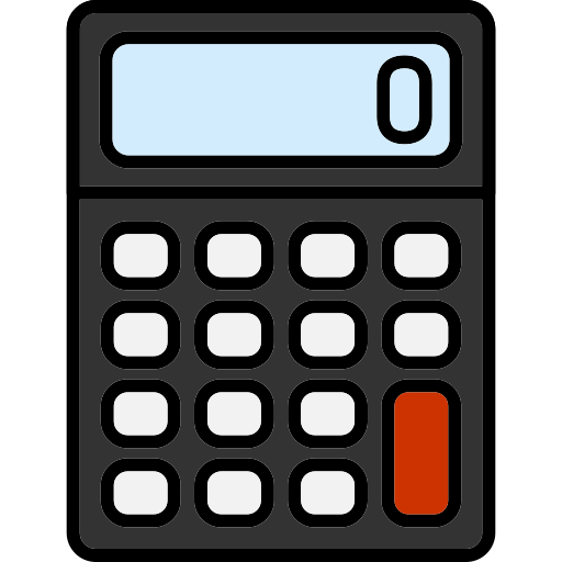 cálculo Generic color lineal-color icono