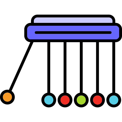 ニュートンのゆりかご Generic color lineal-color icon