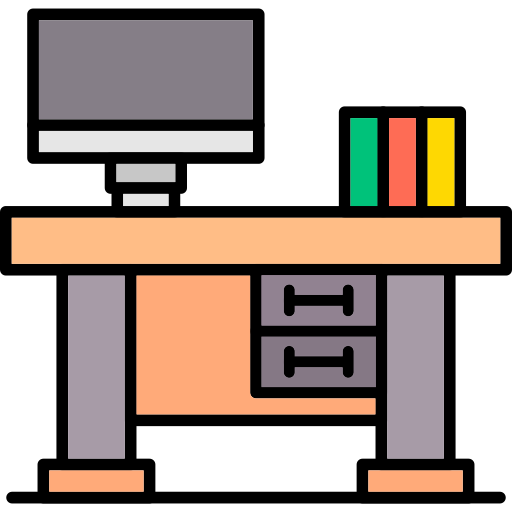 Desk Generic color lineal-color icon