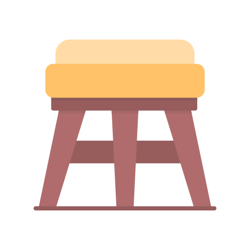 stołek Generic color fill ikona