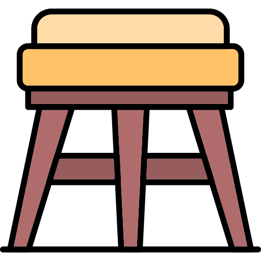 stołek Generic color lineal-color ikona