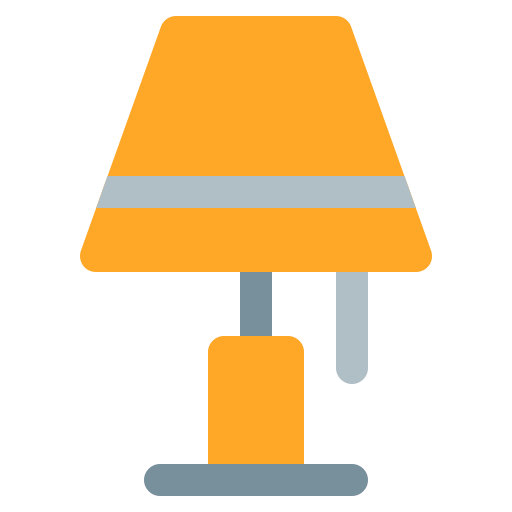 lámpara de dormitorio Generic color fill icono