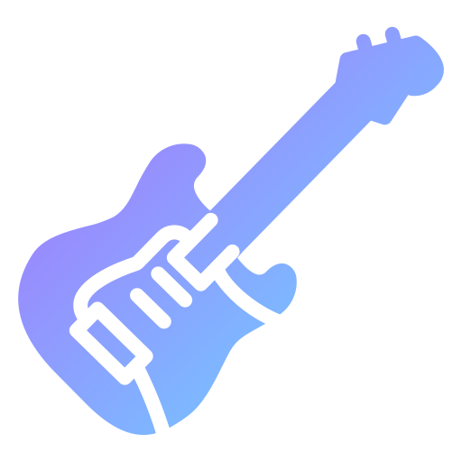 elektrische gitarre Generic gradient fill icon
