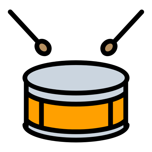 ドラム Generic color lineal-color icon