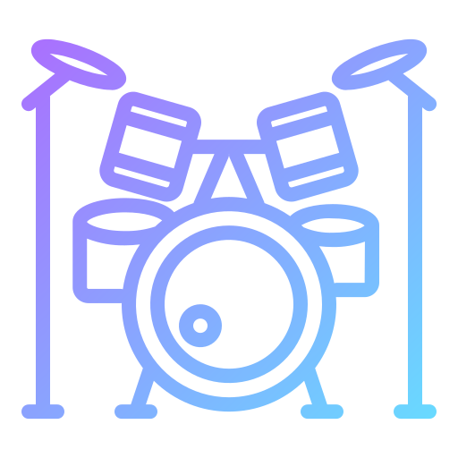 Drum Generic gradient outline icon