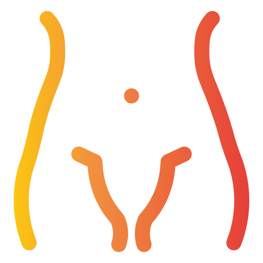 Женское тело Generic gradient outline иконка