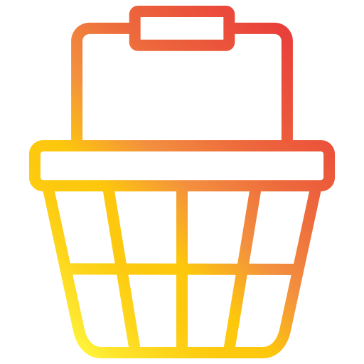 Shopping basket Generic gradient outline icon