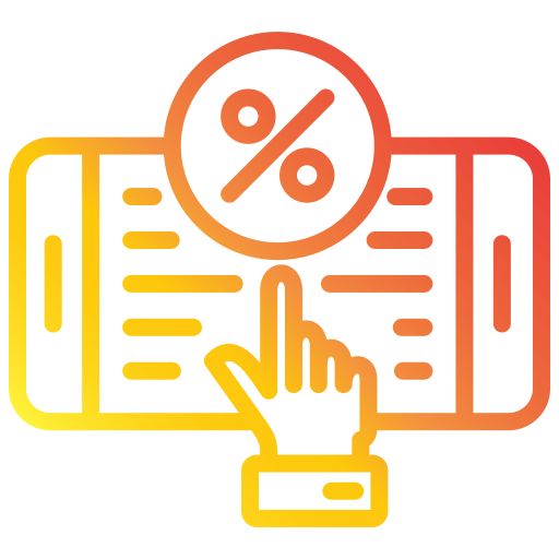 Покупки в интернет магазине Generic gradient outline иконка