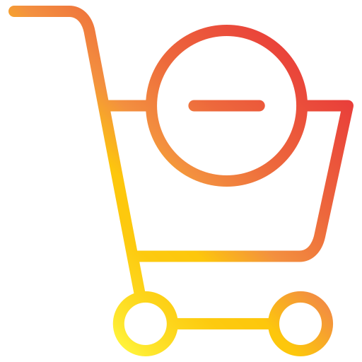 carrito de compras Generic gradient outline icono