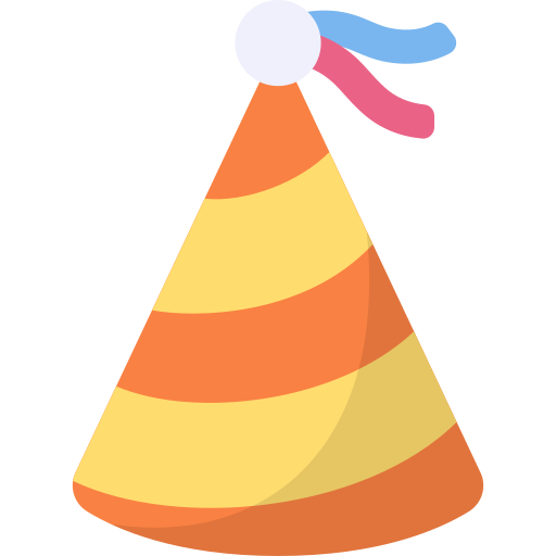 chapéu de festa Generic color fill Ícone