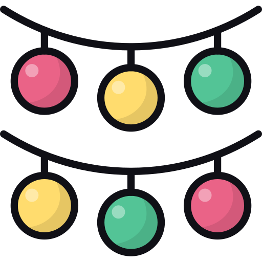 dekorationslampe Generic color lineal-color icon