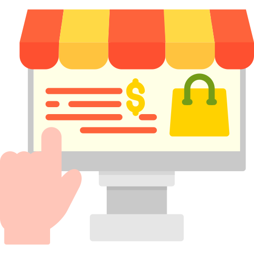 Online shopping Generic color fill icon