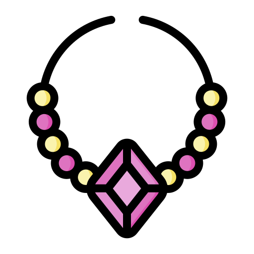 Ожерелье Generic color lineal-color иконка