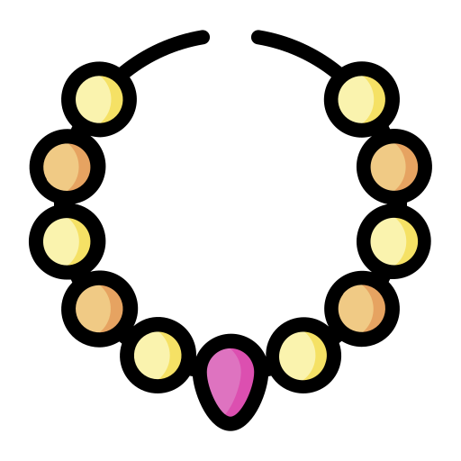 목걸이 Generic color lineal-color icon